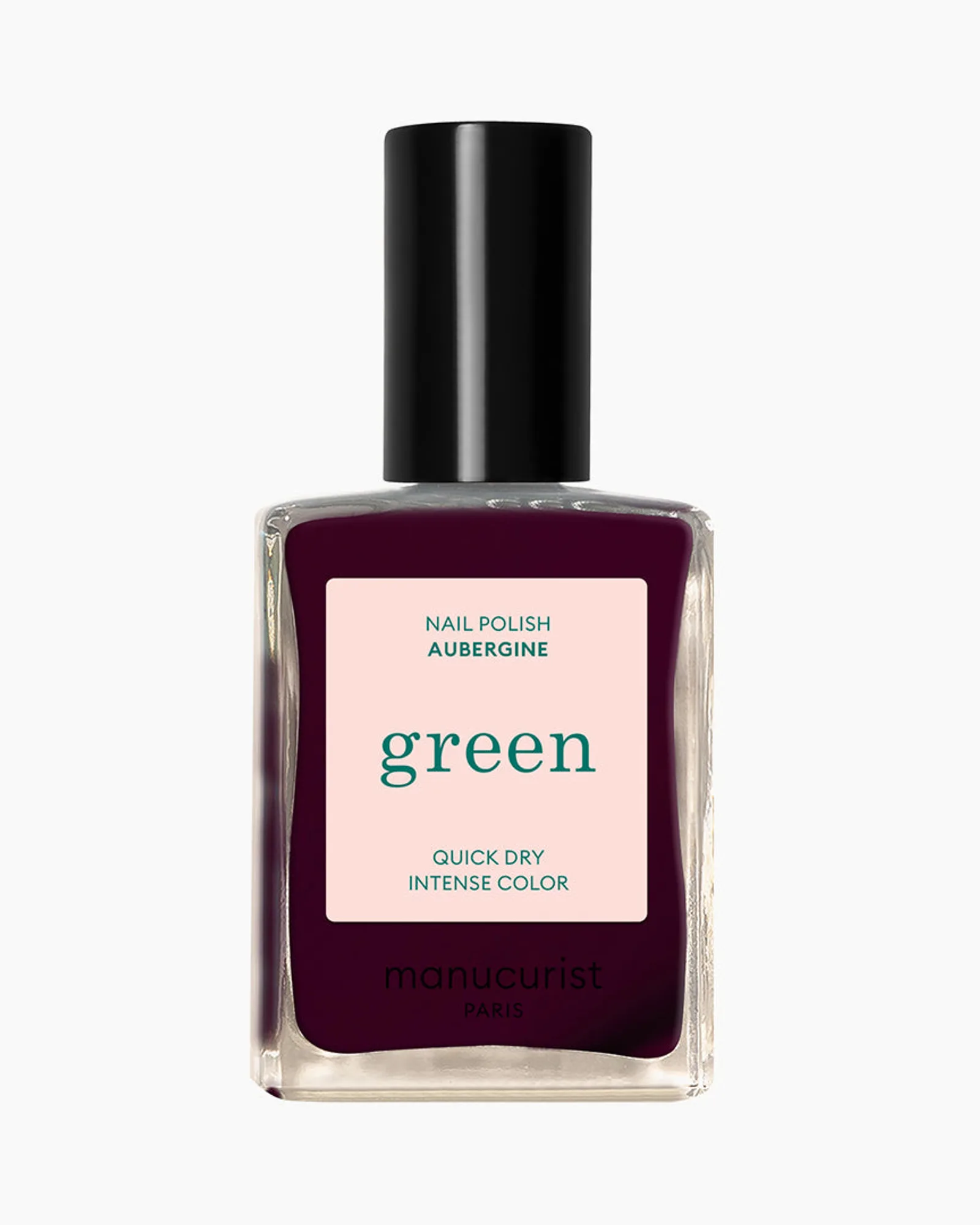 Green™ lak na nehty Aubergine – lahvička hlubokého lilkového laku
