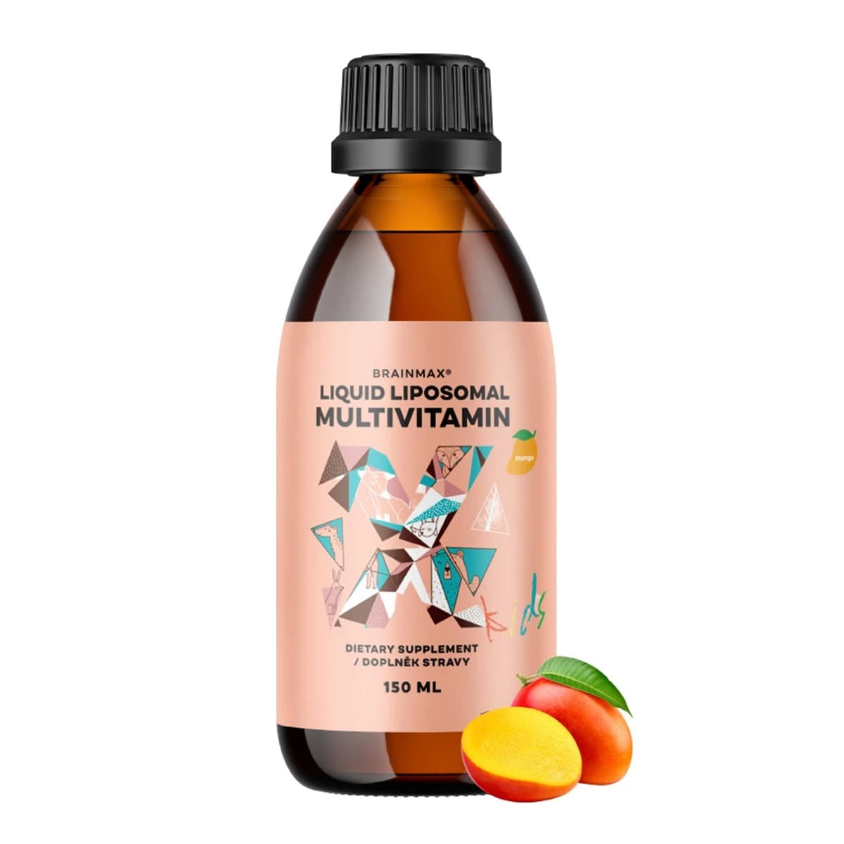BrainMax Lipozomální Komplex Vitamínů pro děti Podpora Imunity