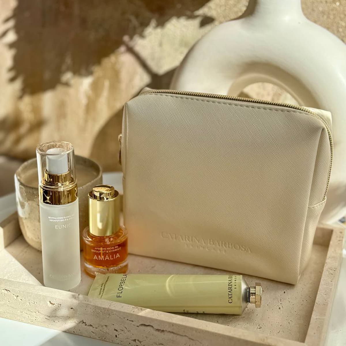 Glow & Go Collection Catarina Barbosa cestovní set pro hydrataci a obnovu