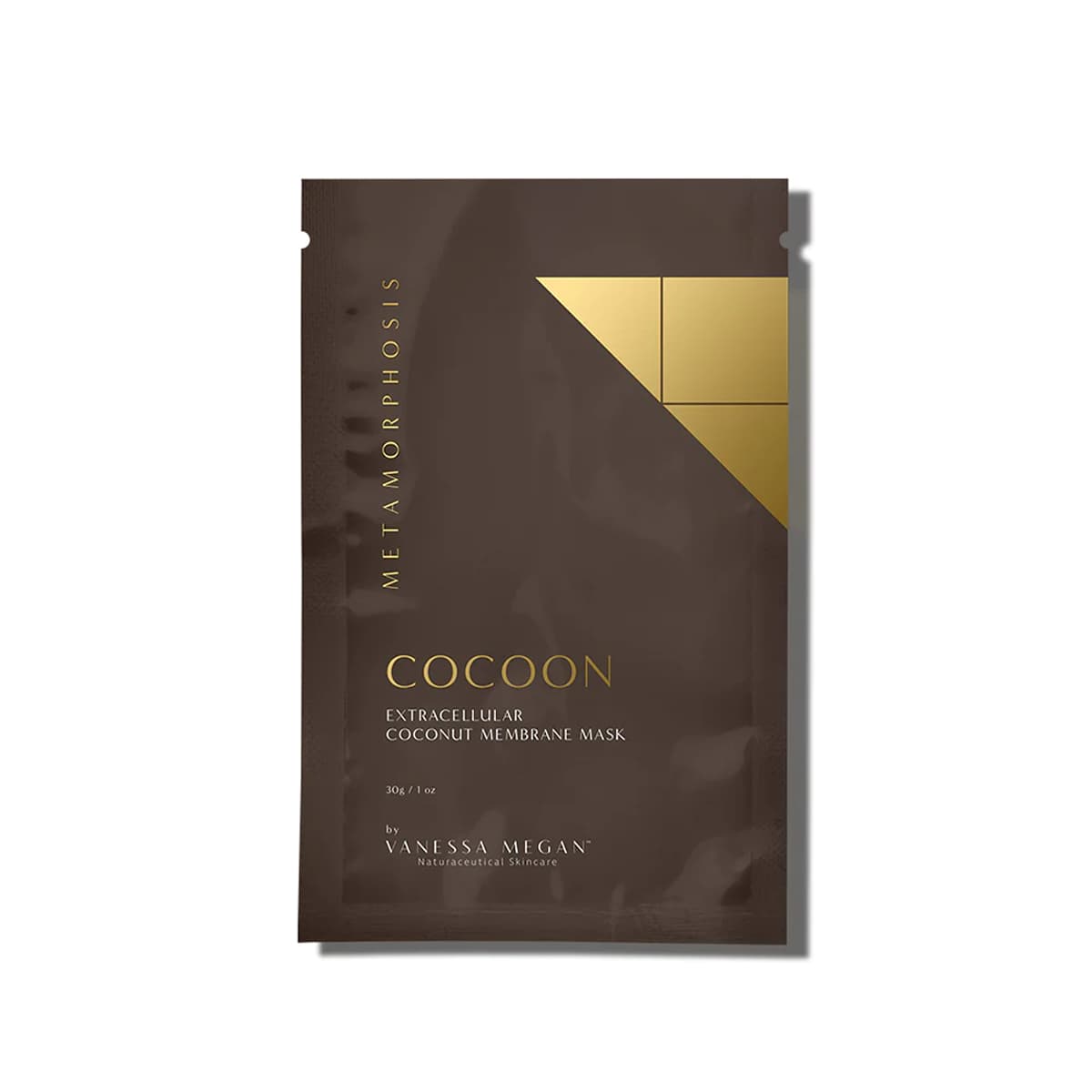 Metamorphosis Cocoon – masque en membrane de coco pour hydrater intensément le visage
