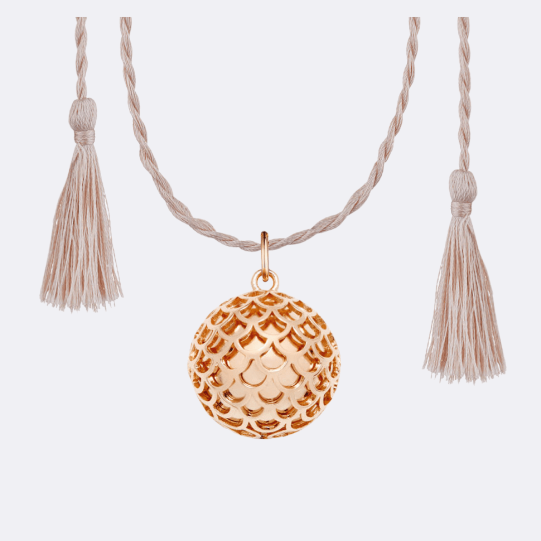 Ilado Source Pregnancy Necklace růžové zlato těhotenská bola