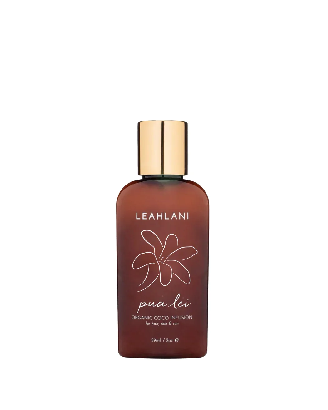 Leahlani Travel Pua lei Kula Coco Infusion cestovní květinový hedvábný olej shimmer