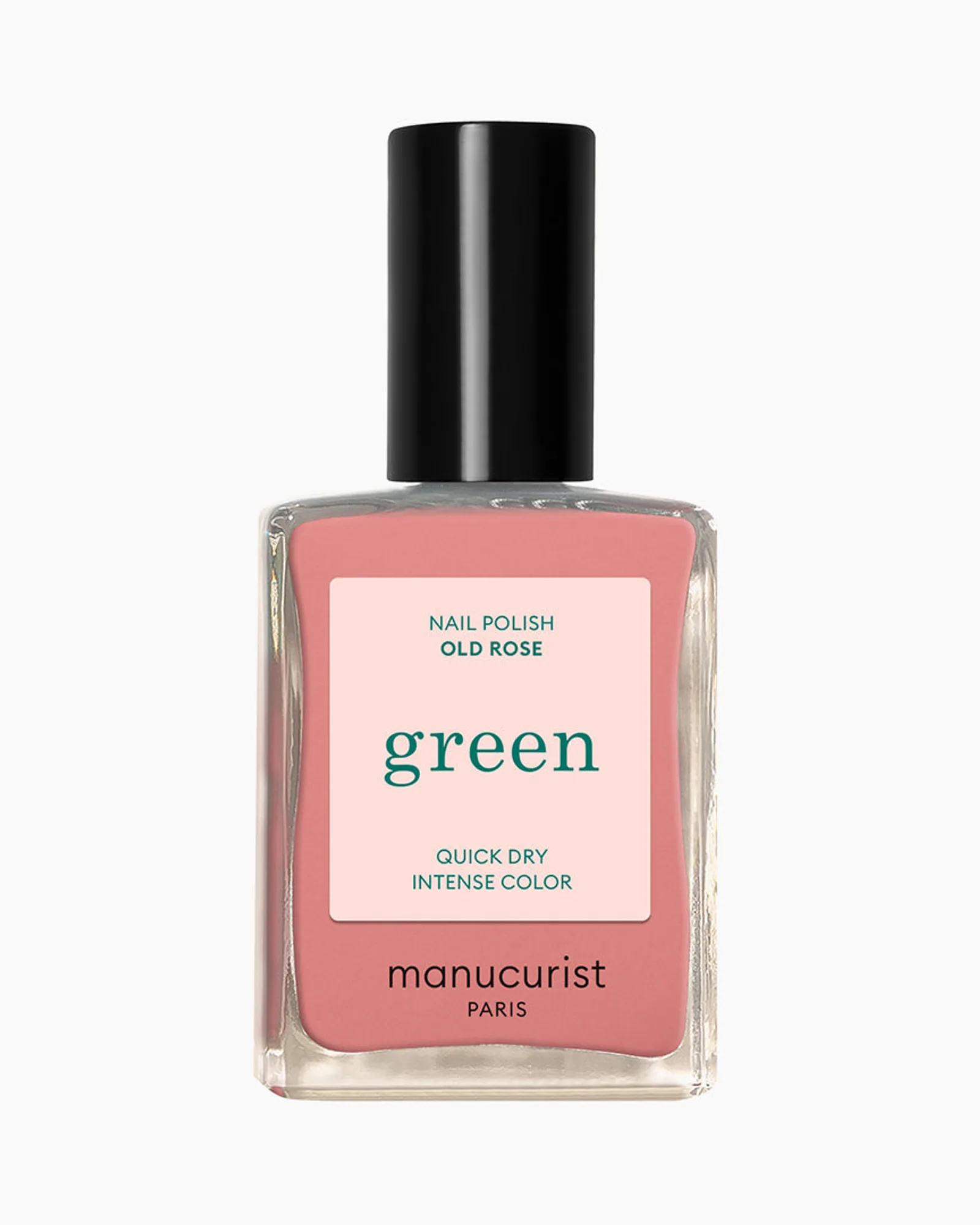Green™ lak na nehty Old Rose – lahvička tlumeného růžového laku