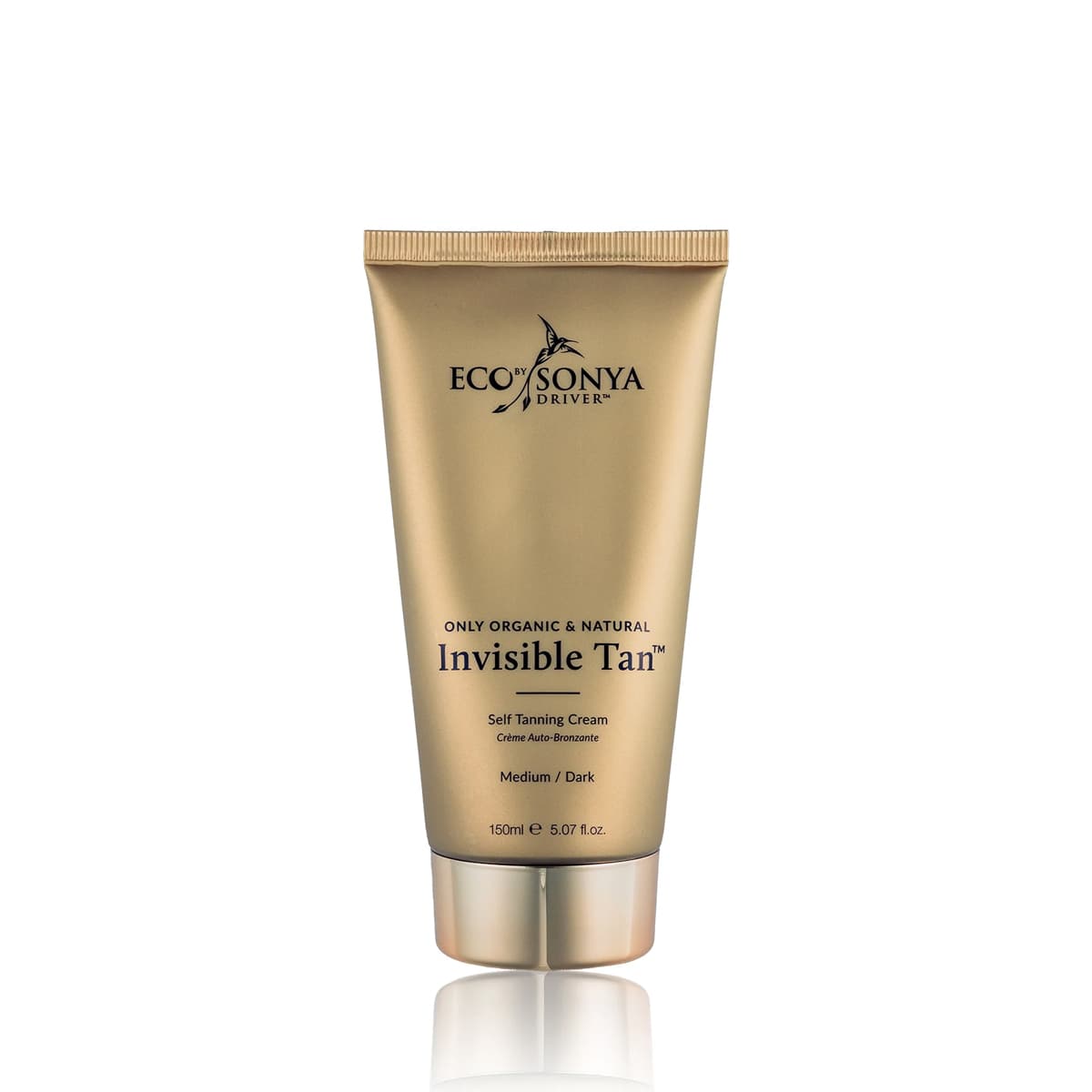 Zlatá tuba samoopalovacího krému Eco by Sonya Invisible Tan, 150 ml