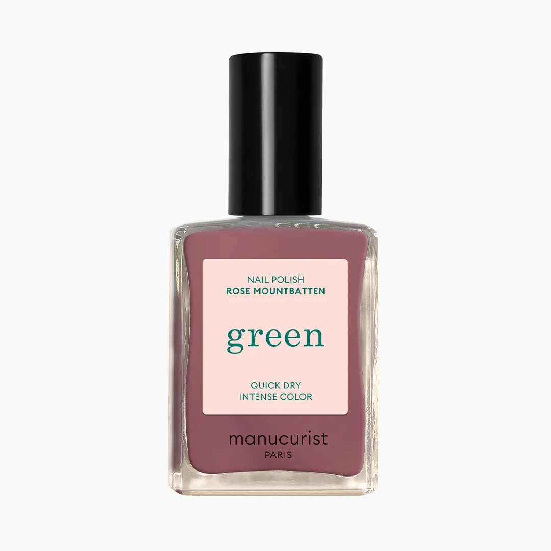 Lahvička Green Rose Mountbatten na světlém pozadí