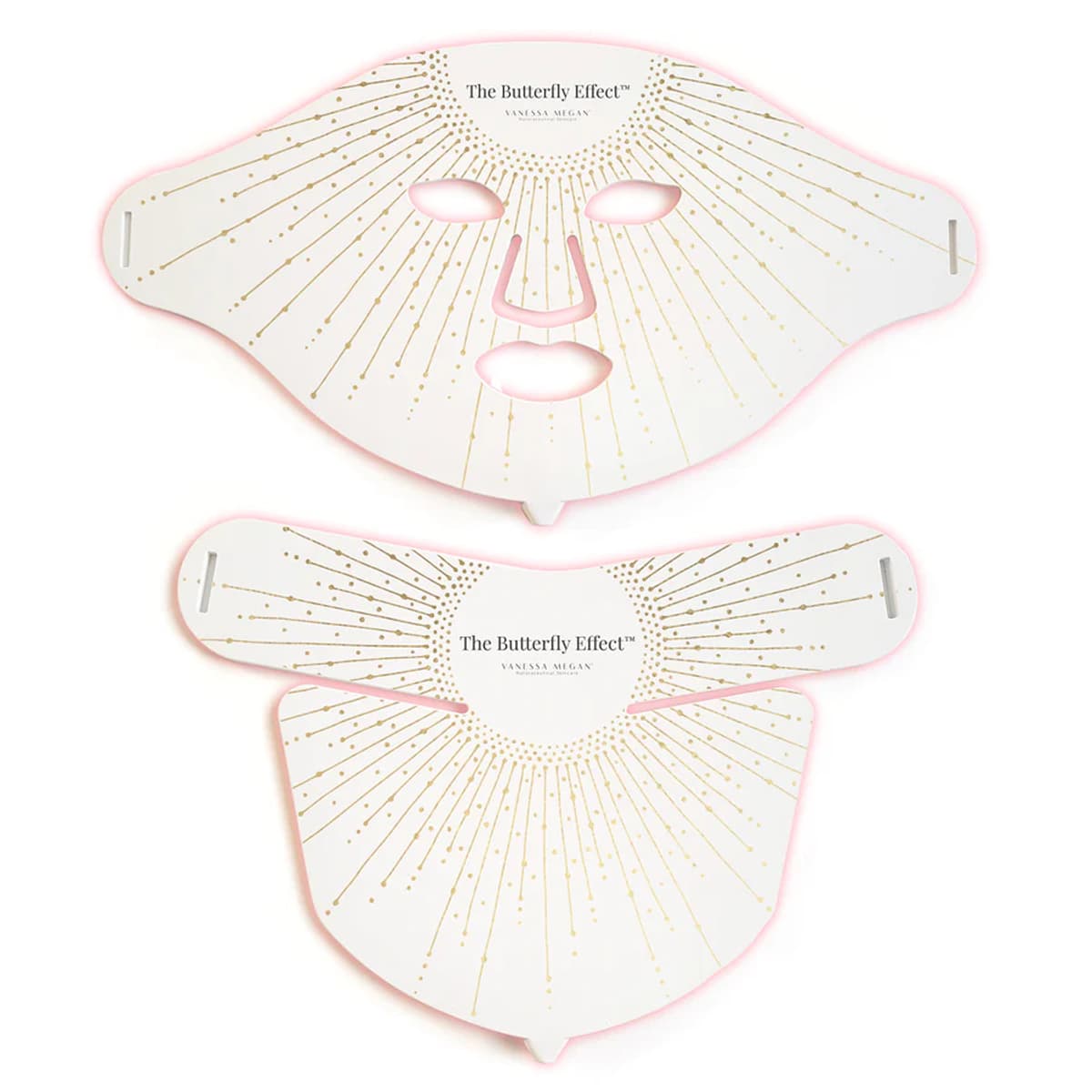 The Butterfly Effect LED Mask Světelná terapie pro omlazení silikonová LED maska na Obličej a krk